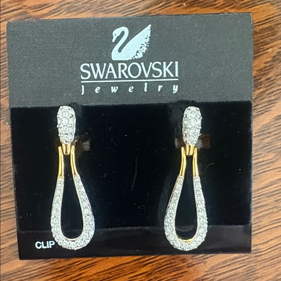 Swarovski Jewelry - NWOT Swarovski clip earrings